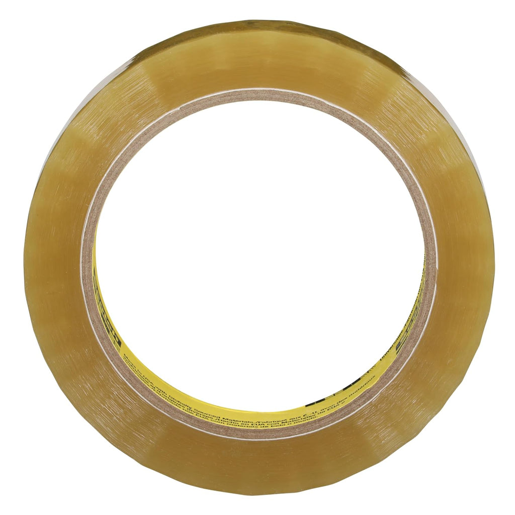 3M Scotch Light Duty Packaging Tape 681 Clear Moisture Chemical Resistant, 1 in x 72 yd, 36 per case