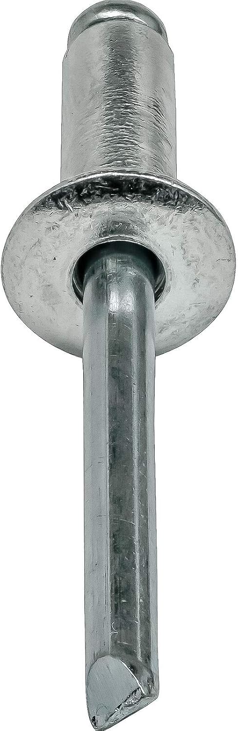 Pop Rivets 1/4' x 1/2' Aluminum Body Steel Mandrel Dome Head Blind Quantity 250