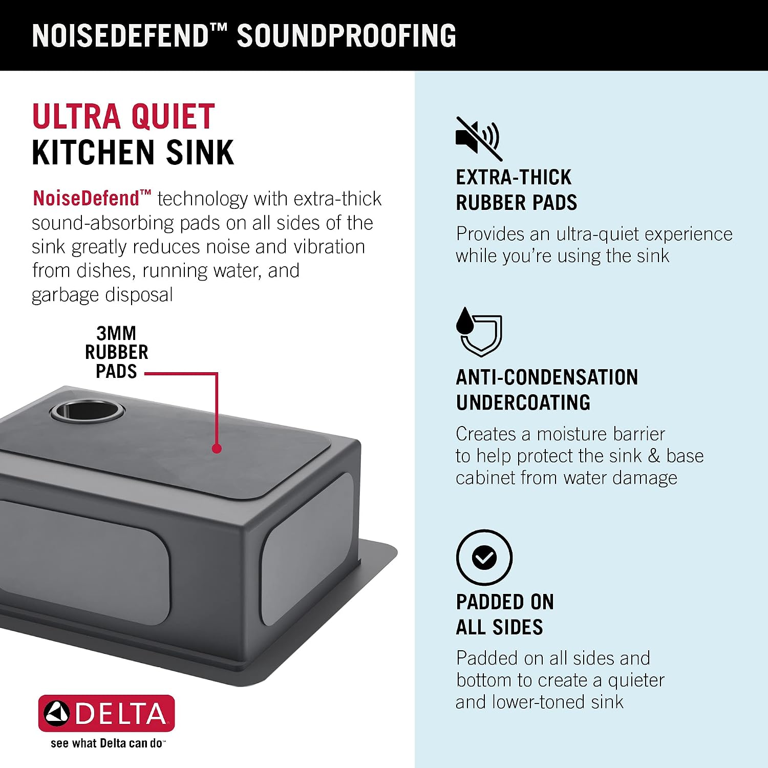 DELTA FAUCET 95A932-25S-SS Lorelai Workstation Kitchen Sink Drop-in Top Mount Stainless Steel Single Bowl with WorkFlow Ledge and Chef's Kit of 5 Accessories
