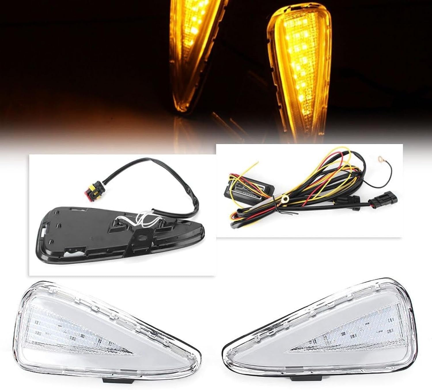 Fog Lights Fog Turn Signals Light Daytime Running Driving For Work Lamp For Camry 2015-2016 Pair Car Blinker Indicators Spare Parts