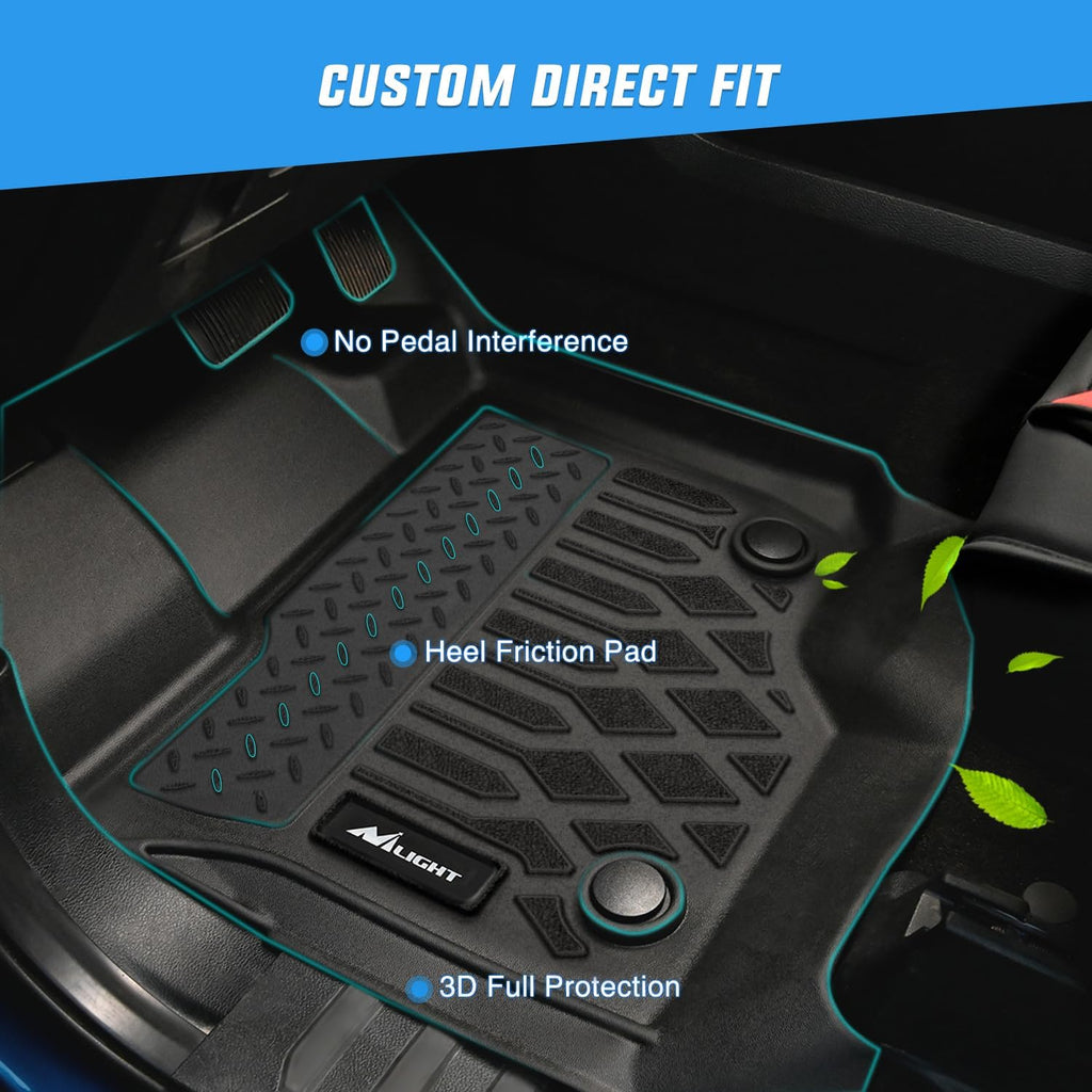 Nilight TPE Floor Mats for Honda CRV CR-V 2012 2013 2014 2015 2016 All Weather Custom Fit Heavy Duty Floor Liners