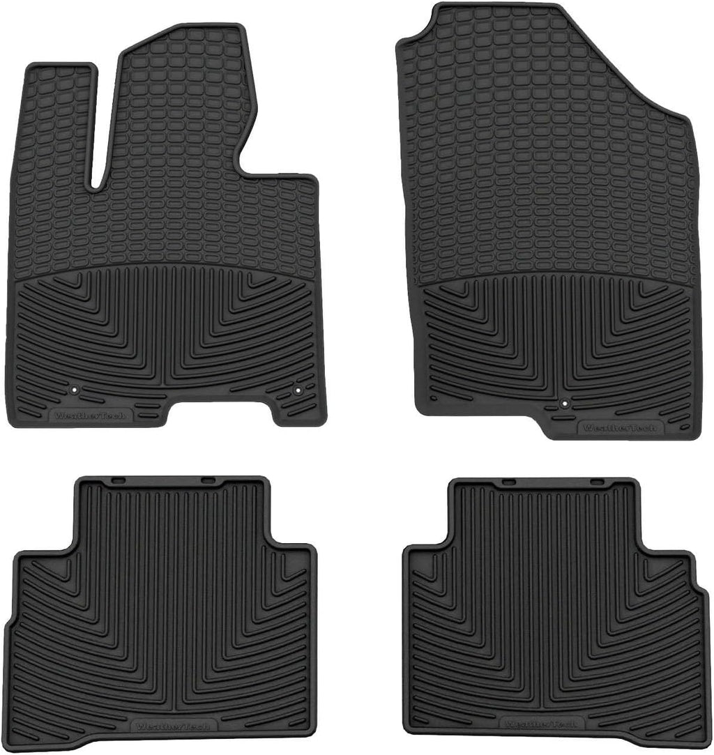 WeatherTech All-Weather Floor Mats for Hyundai Tucson 1st & 2nd Row (W374-W642), Black