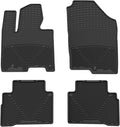 WeatherTech All-Weather Floor Mats for Hyundai Tucson 1st & 2nd Row (W374-W642), Black