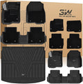 3W Floor Mats(with Metal Pedals) with Carpet & Cargo Liner Fit for Honda CR-V 2023 2024 2025 2026 TPE All Weather Waterproof Custom Fit Automotive Liners and Carpet for Honda CRV(Include Hybrid)