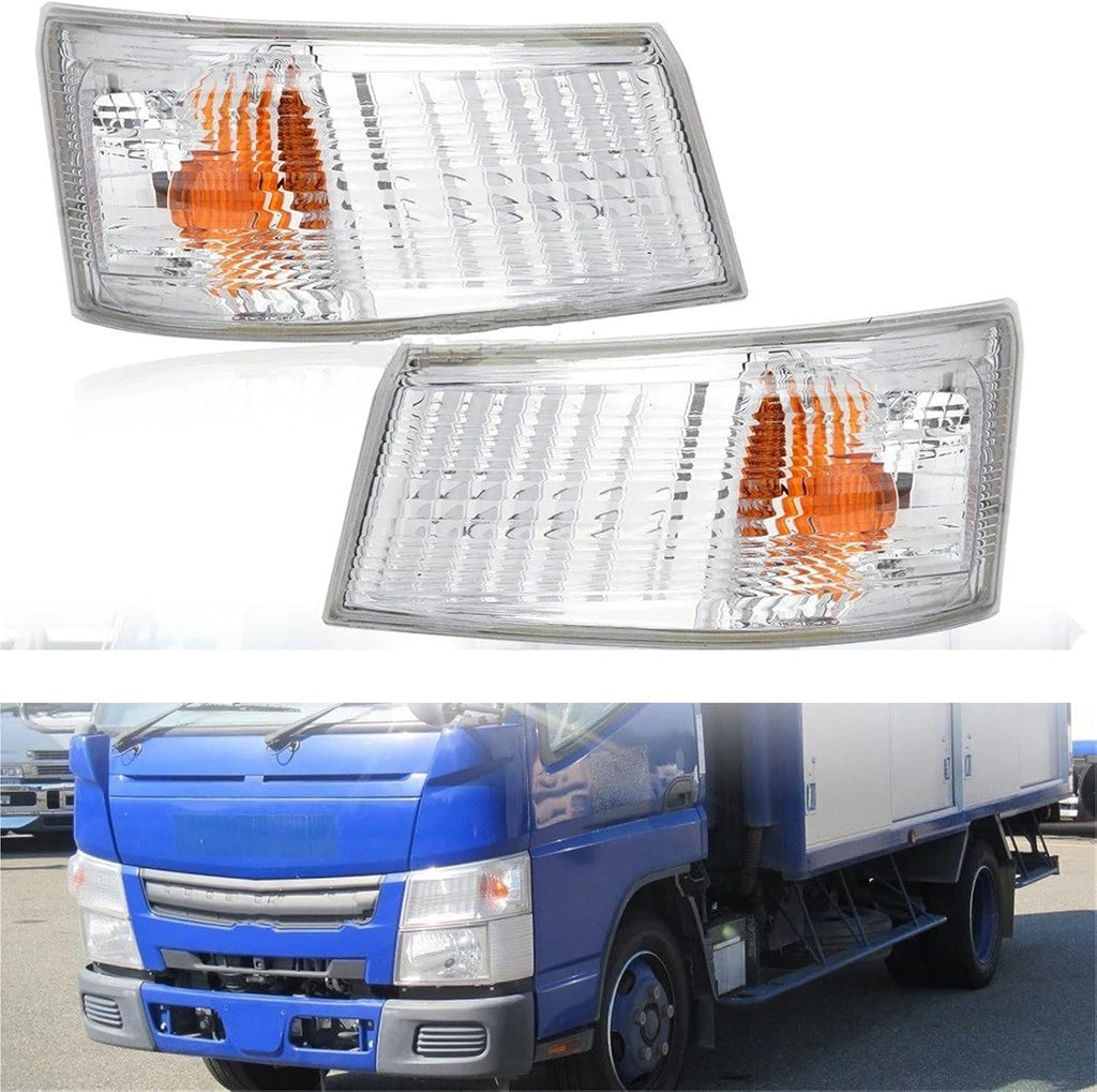 For Mitsubishi Canter FUSO FE FG 2012-2018 Corner Light Car Front Fog Light Turn Signal Light Headlights Indicator Lamp Assembly Indicator Lamp(1 pair)