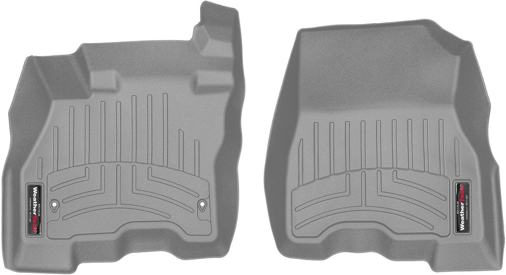 WeatherTech Custom Fit FloorLiners for Nissan Leaf - 1st Row (4615401), Grey