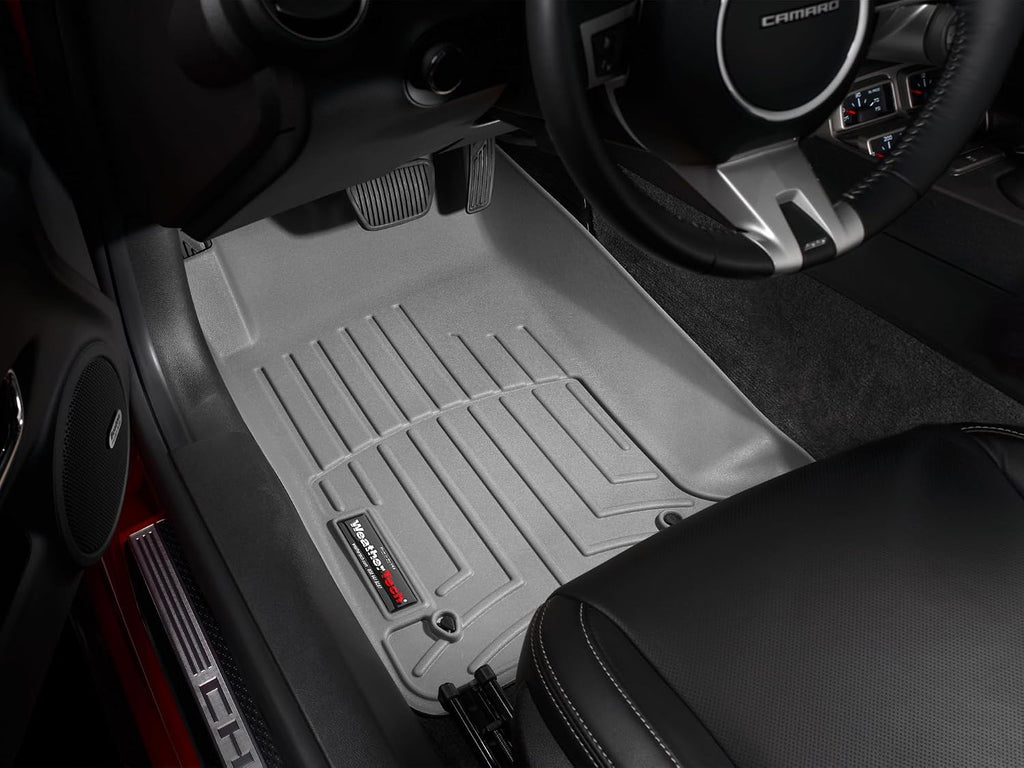 WeatherTech Custom Fit FloorLiners for Chevrolet Camaro, Camaro, 1st Row (462671), Grey