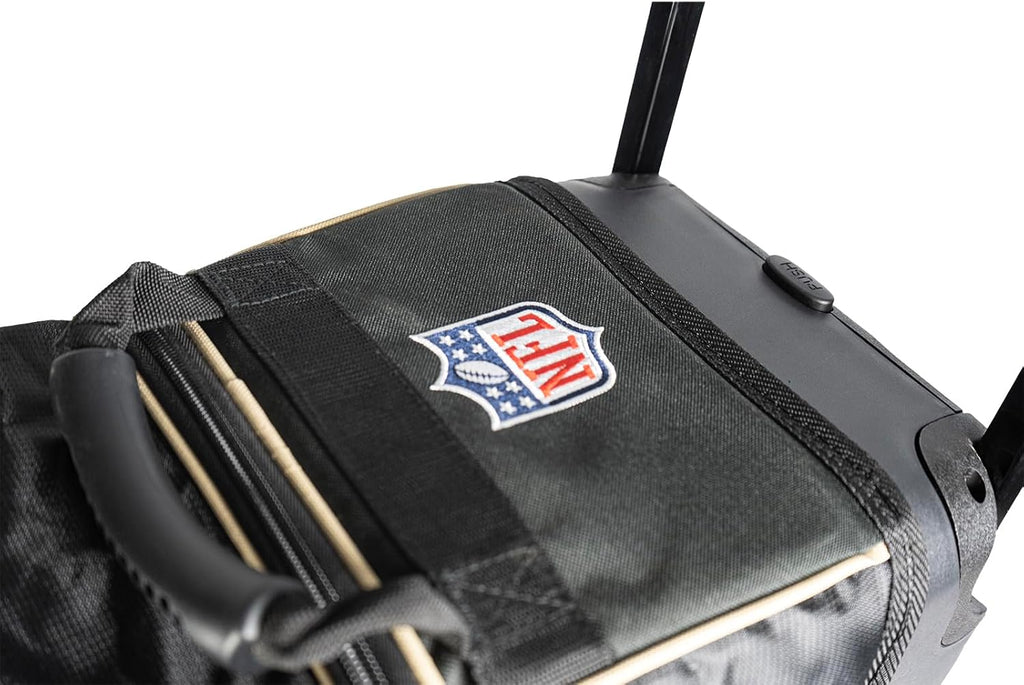 Strikeforce Bowling NFL Bowling Roller Bag with Ball, Shoe and Accessory Pockets