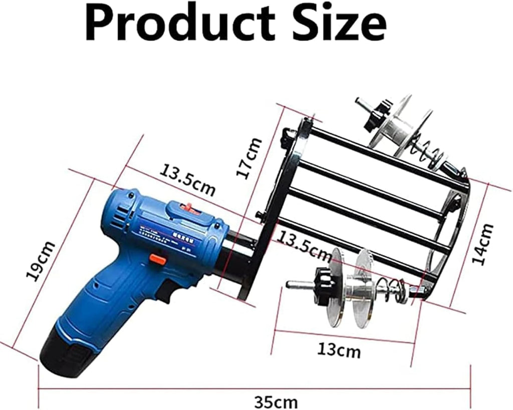Air Conditioning Pipe Tie Machine Tape Winding Machine with Copper Tube Winding Machine Water Hose Rubber Hose Plastic Tube Wrap,35x20cm
