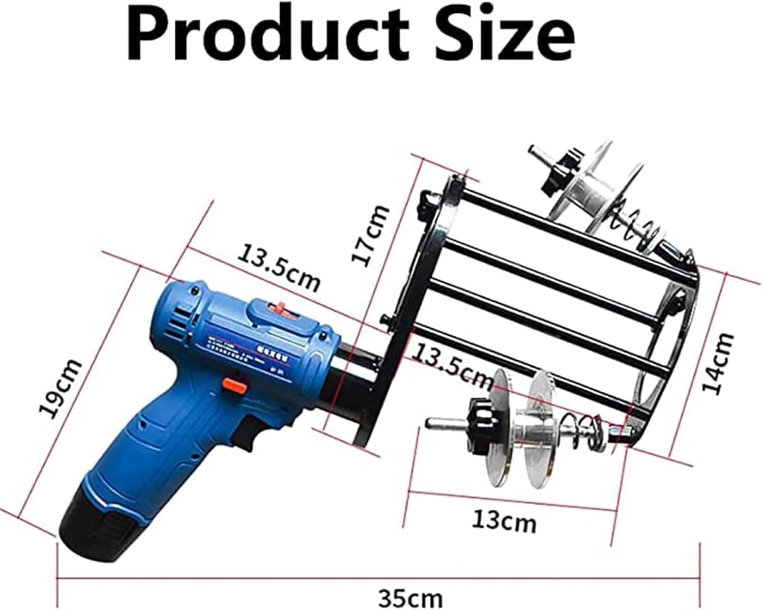 Air Conditioning Pipe Tie Machine Tape Winding Machine with Copper Tube Winding Machine Water Hose Rubber Hose Plastic Tube Wrap,35x20cm