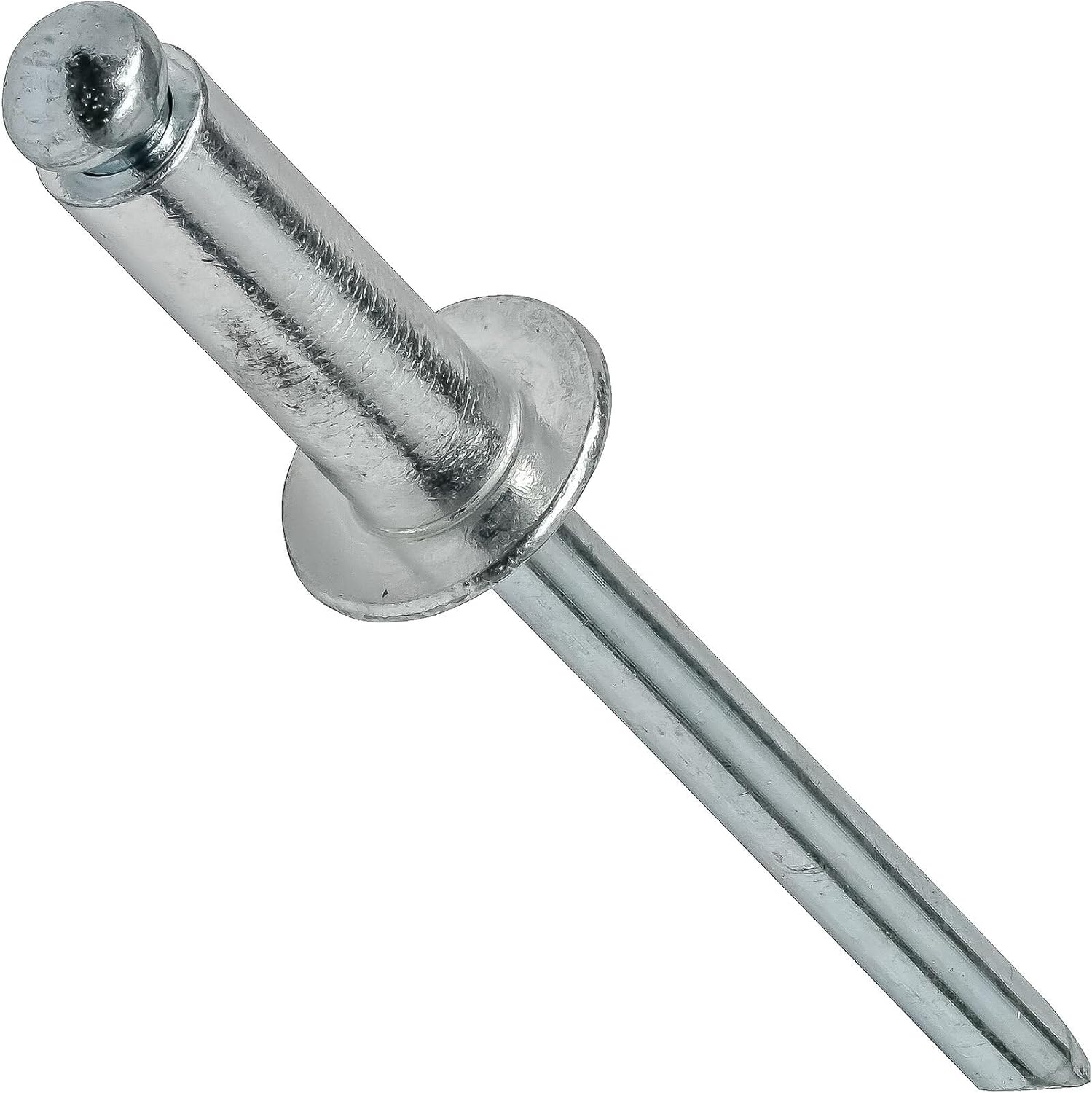 Pop Rivets 1/4' x 3/4' Aluminum Body Steel Mandrel Dome Head Blind Qty 250 Industrial Grade Hardware Fasteners DIY Home Repair Construction Use