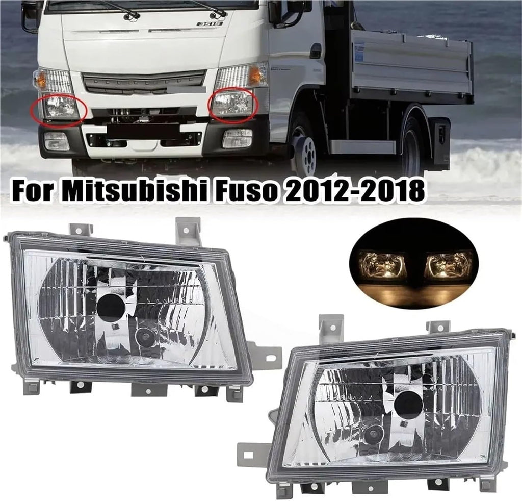 Compatible with Mitsubishi-Canter FUSO FE FG 2012-2018 Car Fog Light Turn Signal Headlights Indicator Lamp Assembly W/bulb(Right Side)