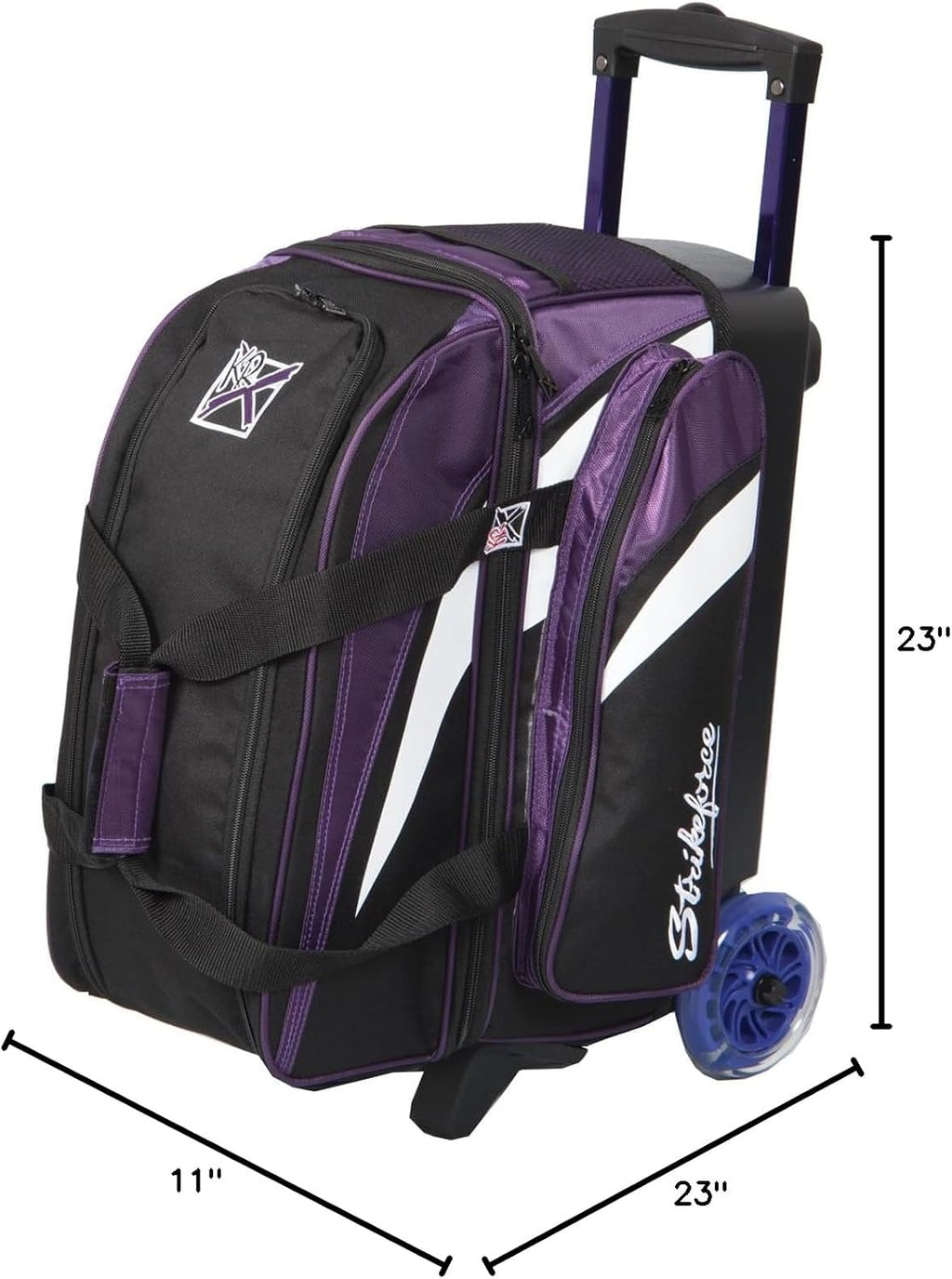 KR Strikeforce Cruiser Smooth Double Roller with Shoe Compartment and Side Accessory Pocket
