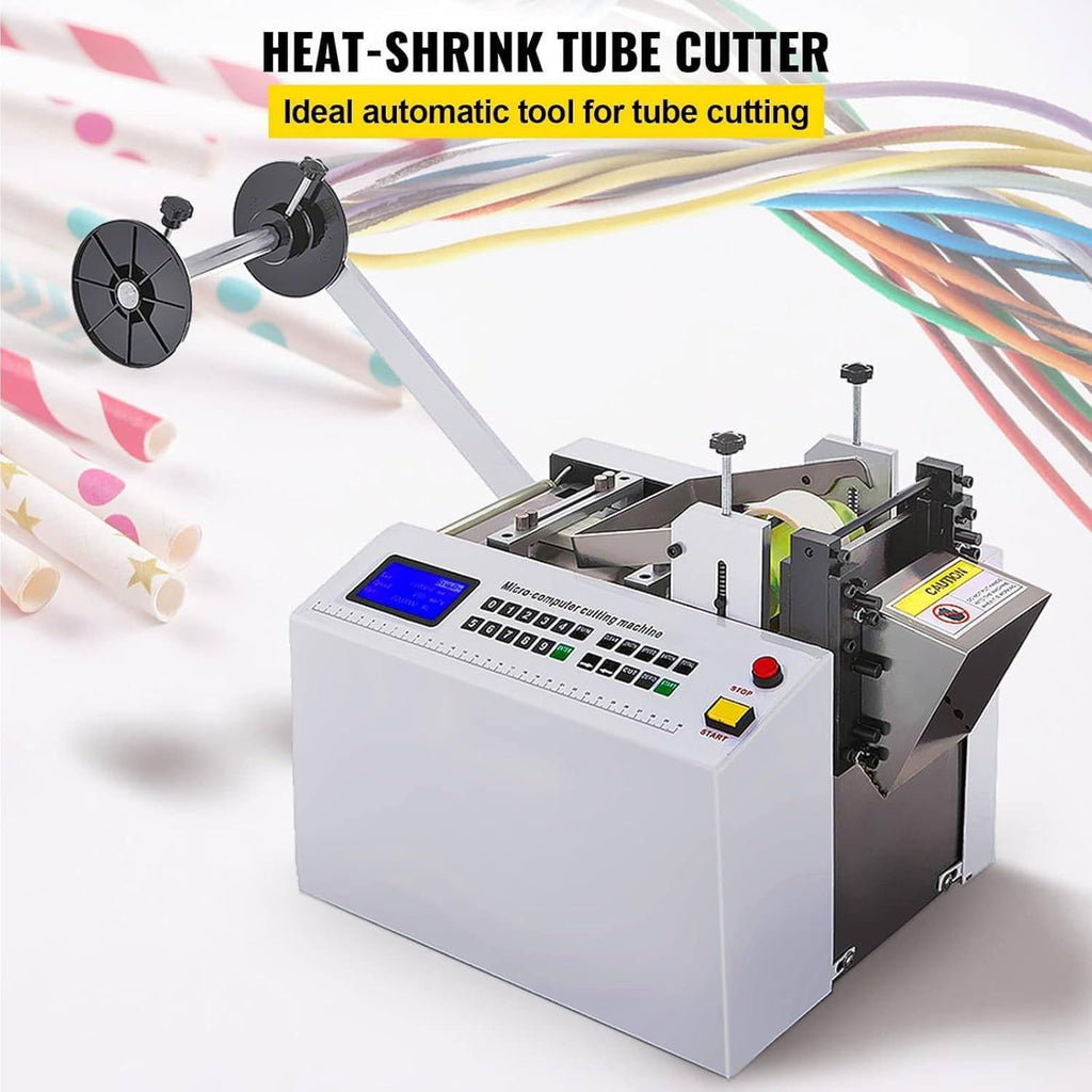 Automatic Heat-Shrink Tube Cutting Machine, Tube Cable Pipe Cutter, Smart Cutting Machine, Blade Height 15Mm, for Sleeve, Rubber/Plastic Tube