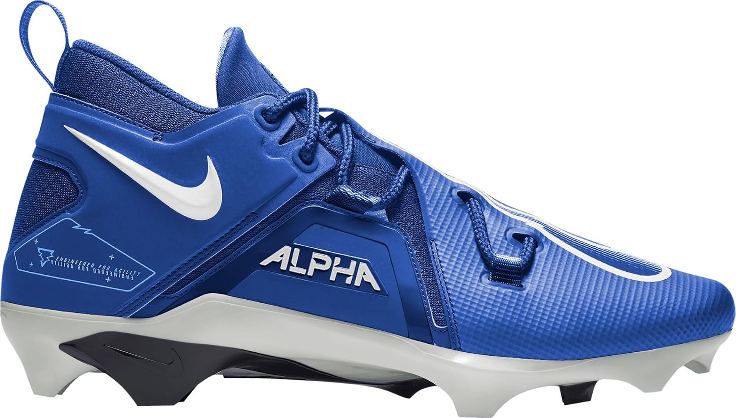 Nike Alpha Menace Pro 3 CT6649-414 Game Royal/University Blue/Summit White/White Men's Football Cleats 9 US