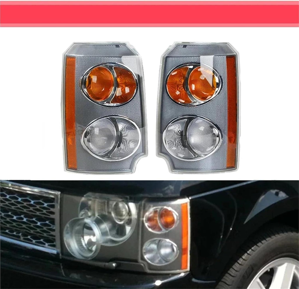 Wing Mirror Indicator Light Car Left Corner Light Side Turn Signal Lamp For Land For Rover For Range For Rover L322 2003-2005 Front Headlight Indicator Light