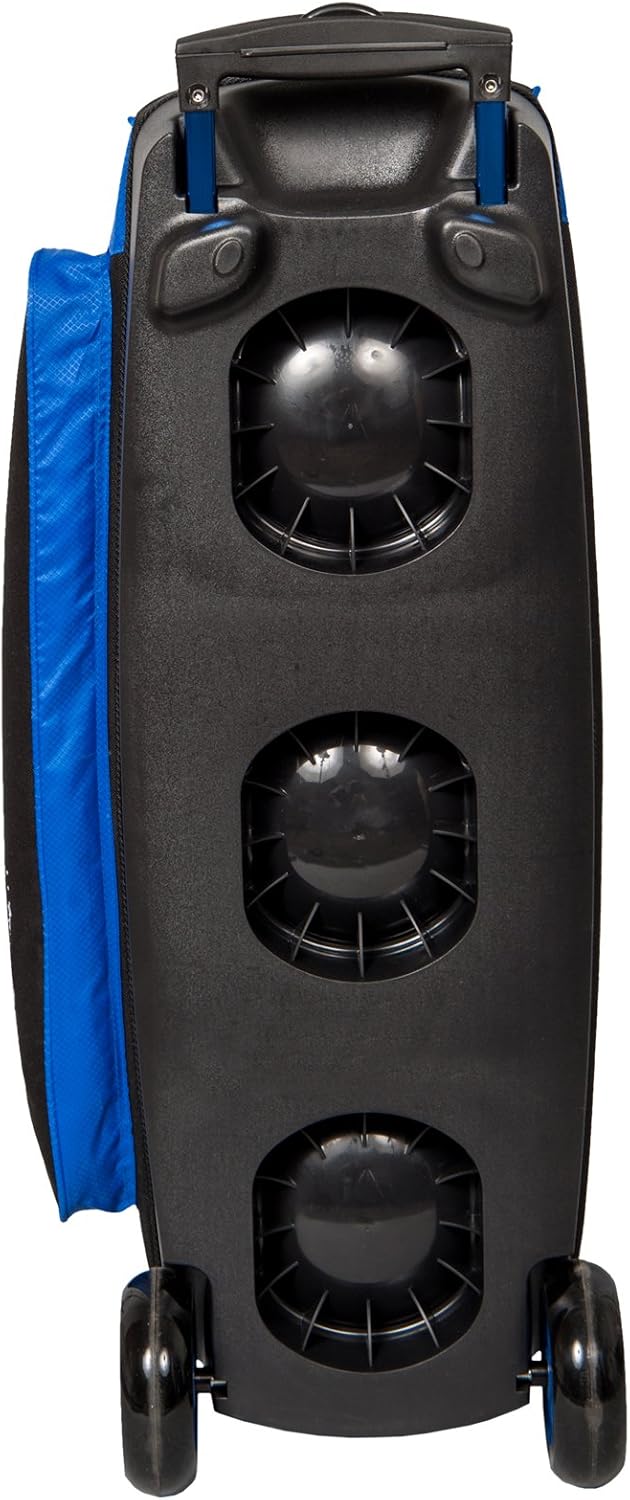 Moxy Bowling Products Blade Triple Roller Bowling Bag- Royal/Black