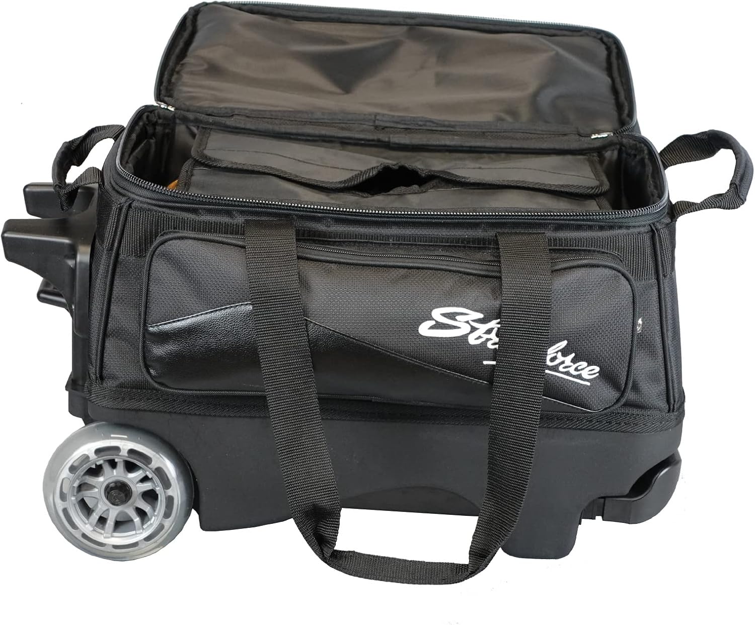 KR Strikeforce Royal Flush Double Roller Bowling Bag with Deluxe Features and Smooth Ride