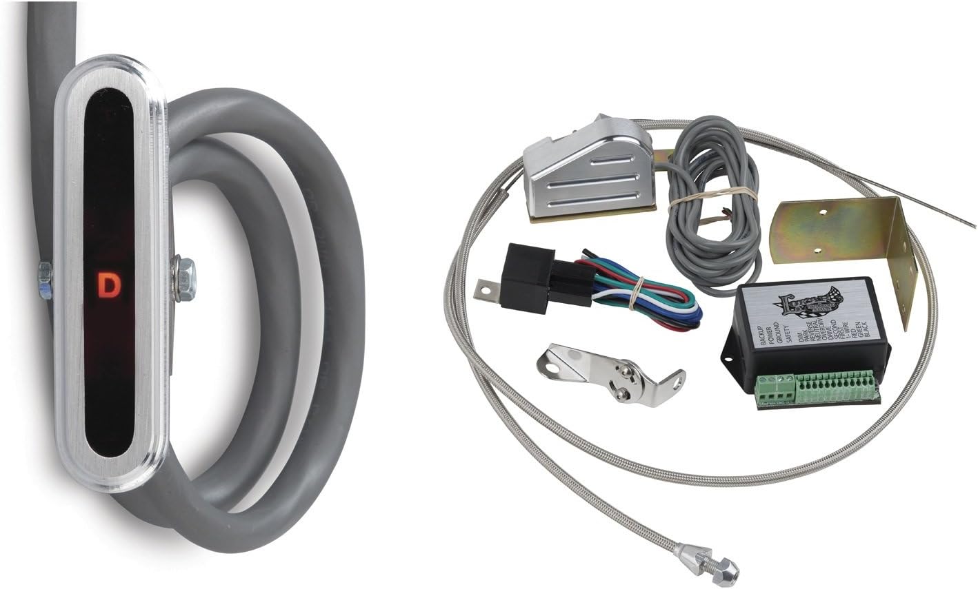 Lokar CIND-1724 Aluminum Vertical Cable Operated LED Dash Indicator Kit