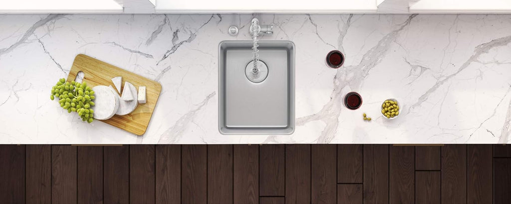 Ruvati 15-inch Undermount Bar Prep Kitchen Sink - 16 Gauge Stainless Steel Kitchen Sink Single Bowl with Brushed Finish hides scratches, Easy-to-Clean Undermount Sink - RVM5815