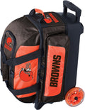 Strikeforce Bowling NFL Two Ball Bowling Roller Bag with Ball, Shoe and Accessory Pockets