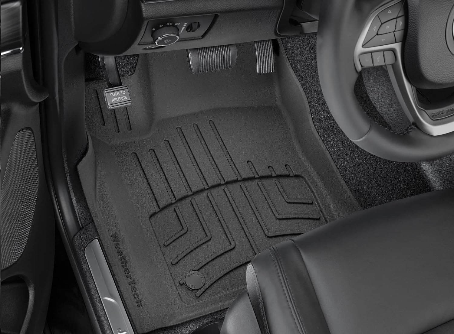 WeatherTech FloorLiner HP Custom Fit Floor Mats for Audi RS3, A3, A3 Sportback e-tron - 1st Row (444961IM), Black