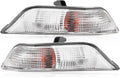 Car Front Bumper Corner Turn Signal Lights Headlights Indicator Lamp With Bulbs For Ford For Mustang 2015 2016 2017 (left)