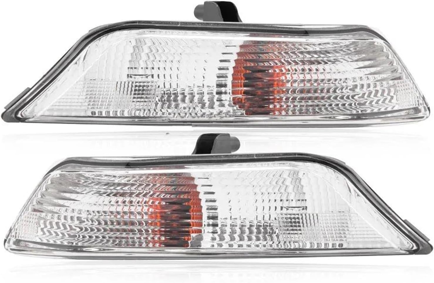 Car Front Bumper Corner Turn Signal Lights Headlights Indicator Lamp With Bulbs For Ford For Mustang 2015 2016 2017 (left)