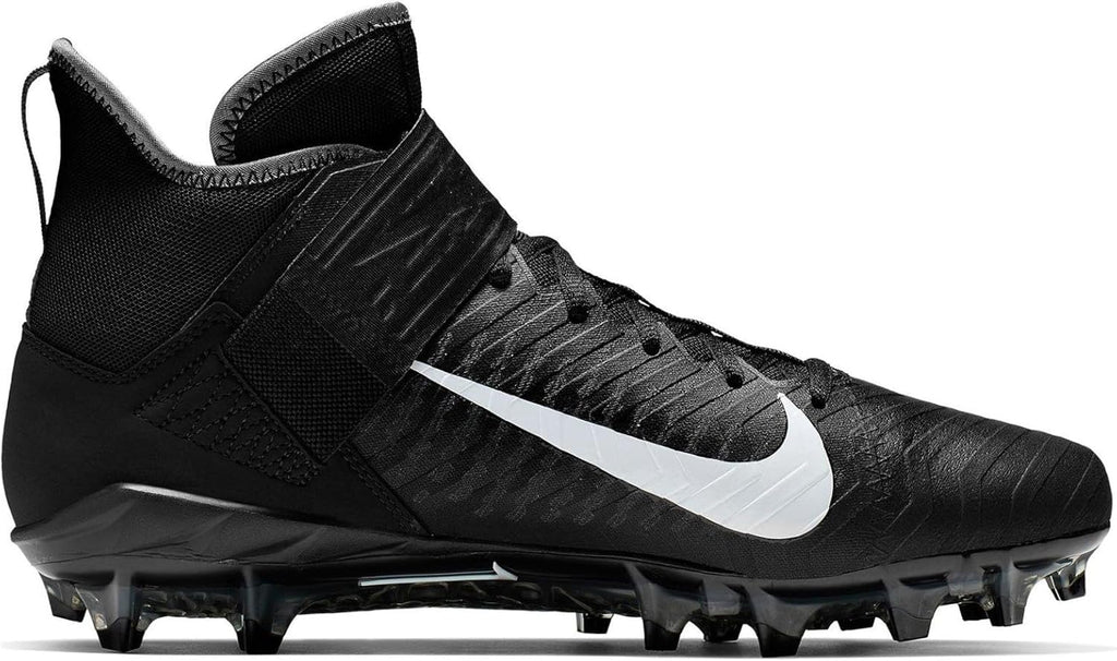 Nike Men's Alpha Menace Pro 2 D Football Cleats - Black/White,7M US