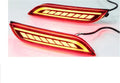 Fog Lights lights 2Pcs Rear Bumper Reflector Light For Camry 2018 2019 Red Taillight Car Brake Parking Indicator Fog Lamp 12V