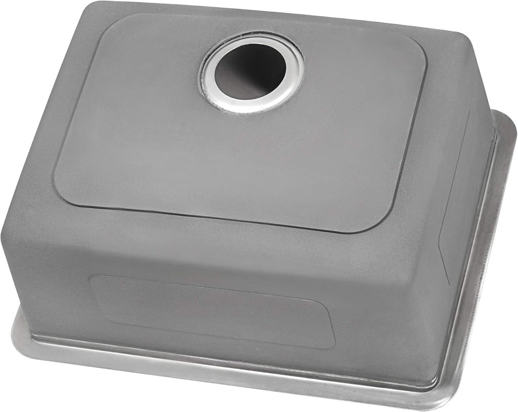 Ruvati 18-inch Undermount Bar Prep Kitchen Sink - 16 Gauge Stainless Steel Kitchen Sinks Single Bowl with Brushed Finish hides scratches, Easy-to-Clean Undermount Sink - RVM5916