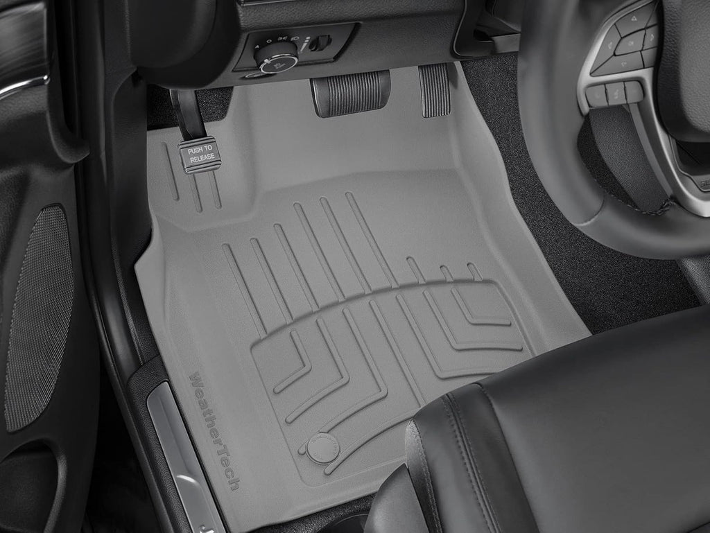 WeatherTech FloorLiner HP Custom Fit Floor Mats for Audi S3, A3, A3 Sportback e-tron - 1st Row (464961IM), Grey