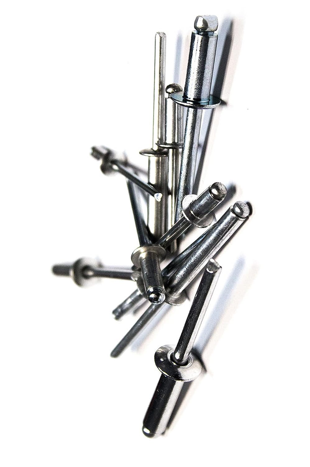 New Versatile Pack of (1000) POP Blind Rivets *4-2 Grip* (Stainless Steel) - 1/8 (.063-.125) x0.25 Multi-Purpose Comprehensive Hardware Fastener Assortment Kit TRINNM03249