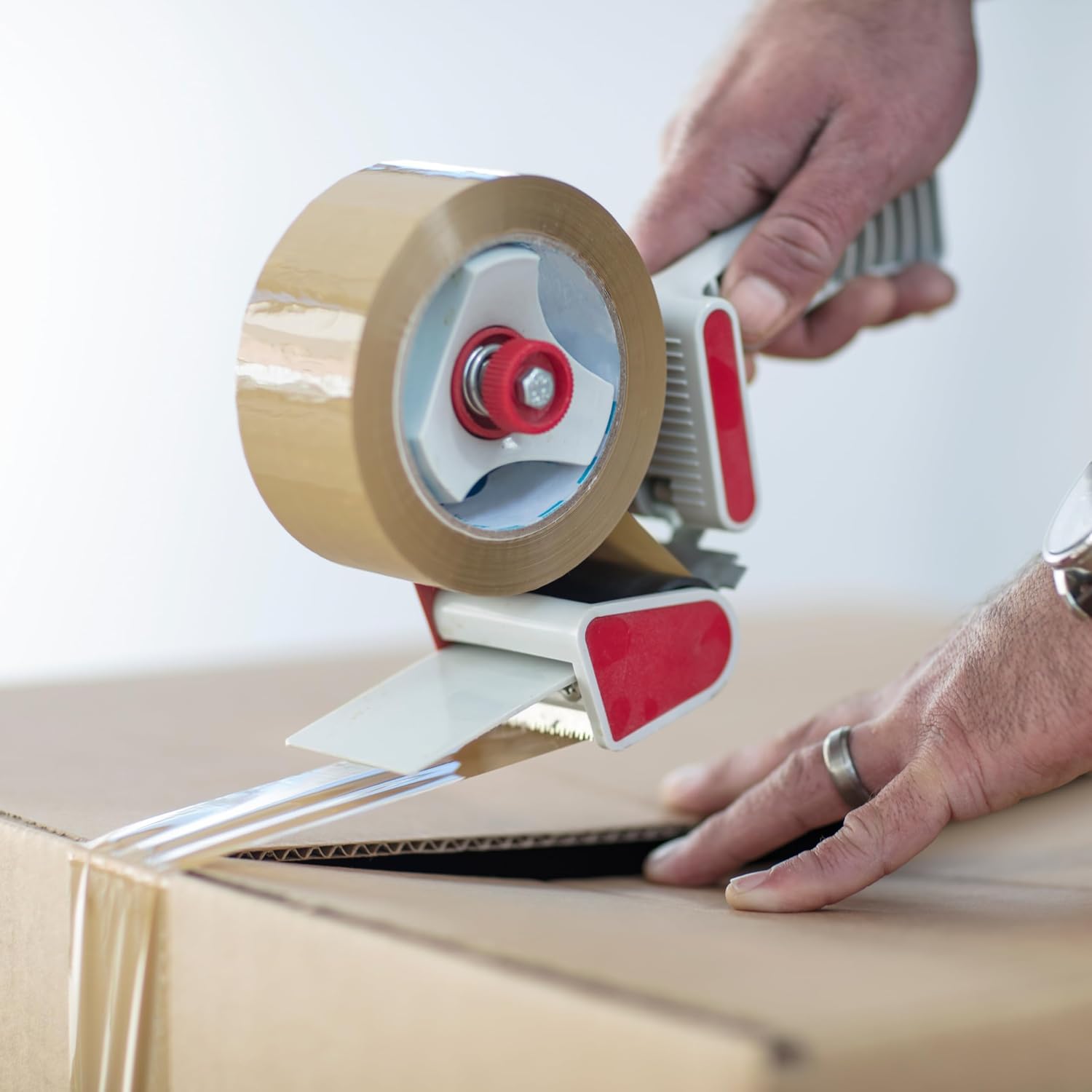 PSBM Brown Packing Tape, 36 Rolls 2.3 Mil 1.88 Inch 110 Yards Per Roll, Heavy Duty Tape for Packaging, Shipping, Moving & Sealing