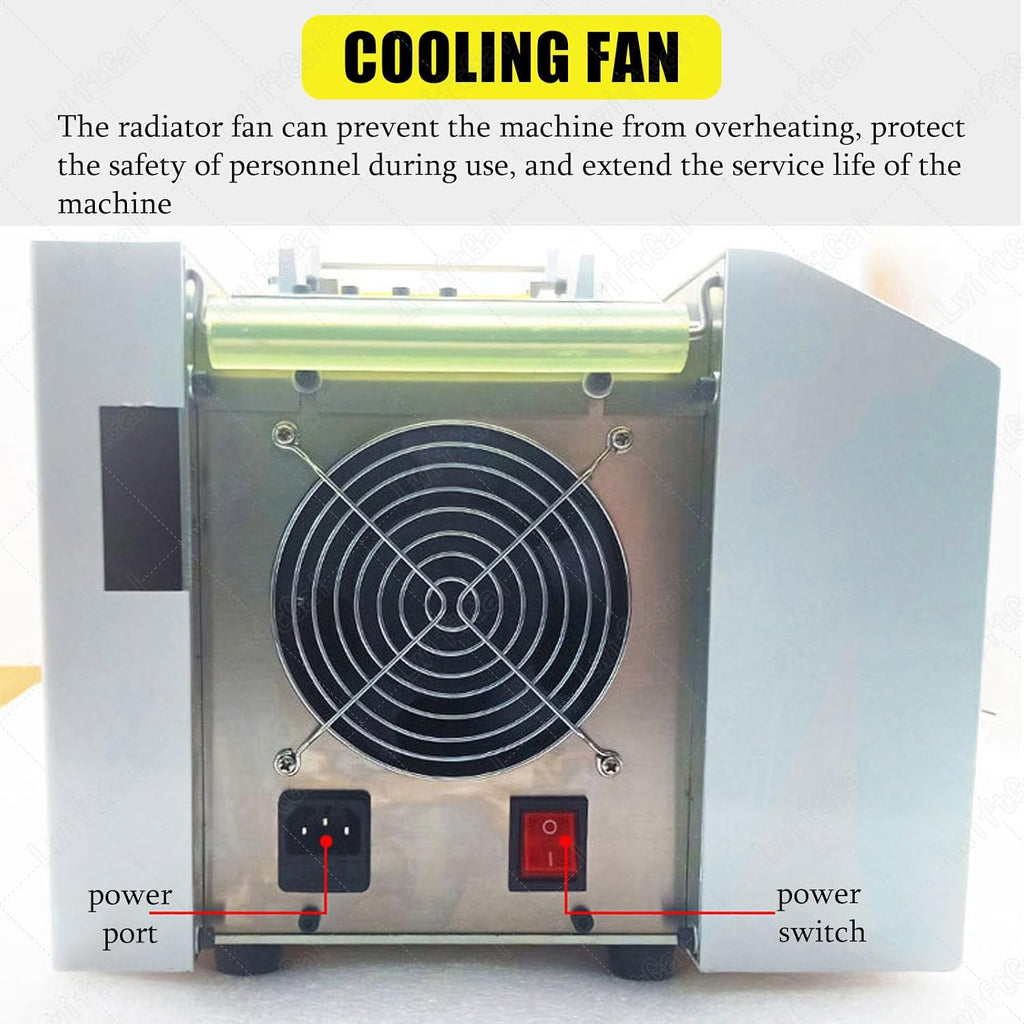 Automatic Heat-Shrink Tube Cutting Machine, Tube Cable Pipe Cutter Precise Efficient Tube Cable Pipe Cutter Cutting Machine,for Sleeve, Rubber/Plastic Tube