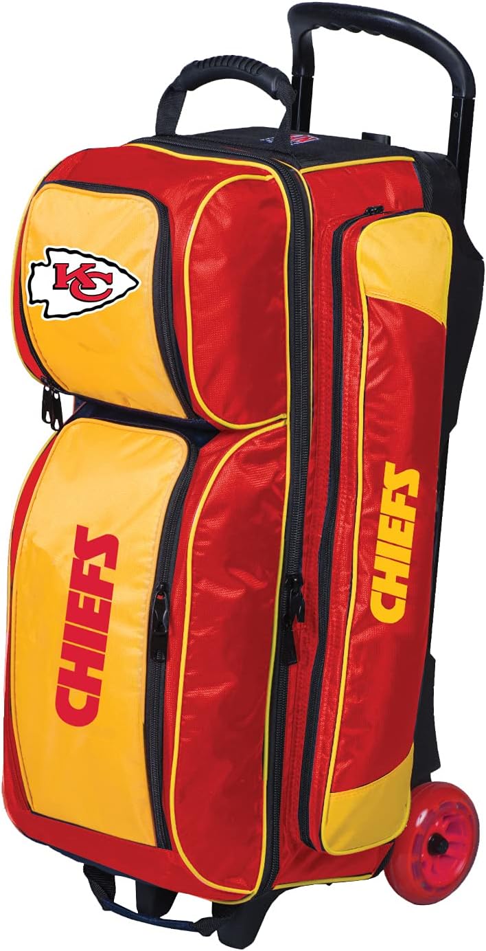 Strikeforce Bowling NFL Bowling Roller Bag with Ball, Shoe and Accessory Pockets