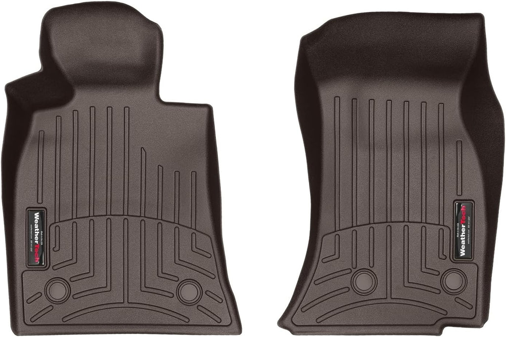 WeatherTech Custom Fit FloorLiners for Cadillac CTS, ATS, CTS-V - 1st Row (474971), Cocoa