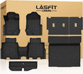 LASFIT Floor Mats & Cargo Liner Set for Ford Bronco 4-Door 2021-2026, Full Covrage Floor Liners + Cargo Mat + Backrest Mats + Underfloor Storage Mat, Heavy Duty All Weather TPE Interior Protection