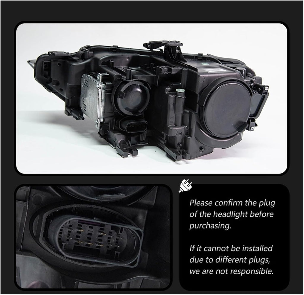 Car Lights Compatible With A5 2008-2016 S5 LED Auto Headlight Assembly Upgrade RS5 The Design Dynamic Signal Lamp LHD RHD Accessories(For Left Hand Drive)