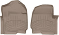 WeatherTech FloorLiner HP Custom Fit Floor Mats for Ford Super Duty - 1st Row (4510121IM), Tan
