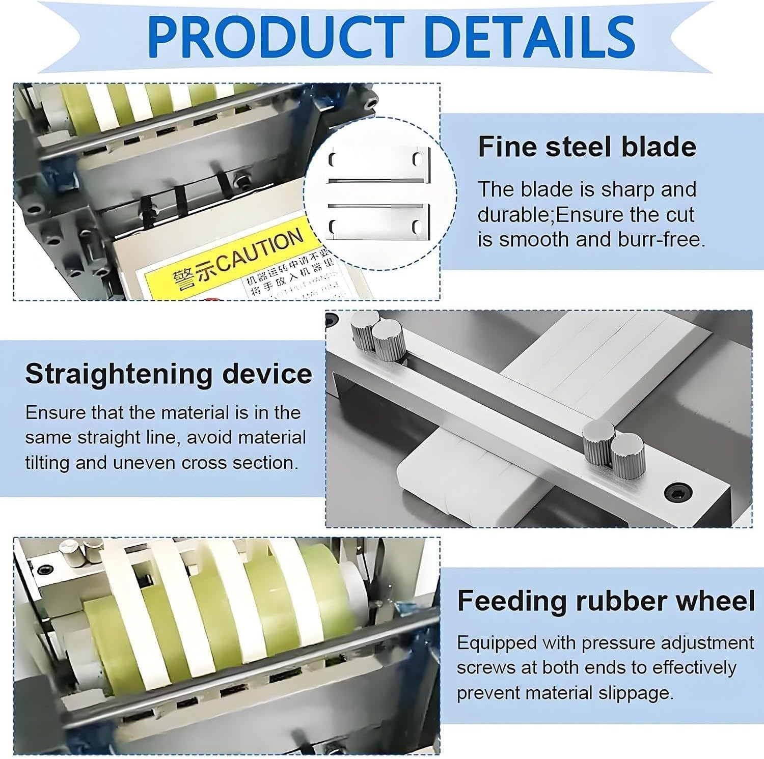 300W Fully Automatic Heat-Shrink Tube Cutting Machine, Precision 0.1MM Electric Cable Cutter, Ideal for Rubber & Plastic Tubes, Micro Control Technology
