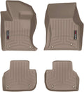 WeatherTech Custom Fit FloorLiners for Jaguar XF - 1st & 2nd Row (4511031-4510032), Tan