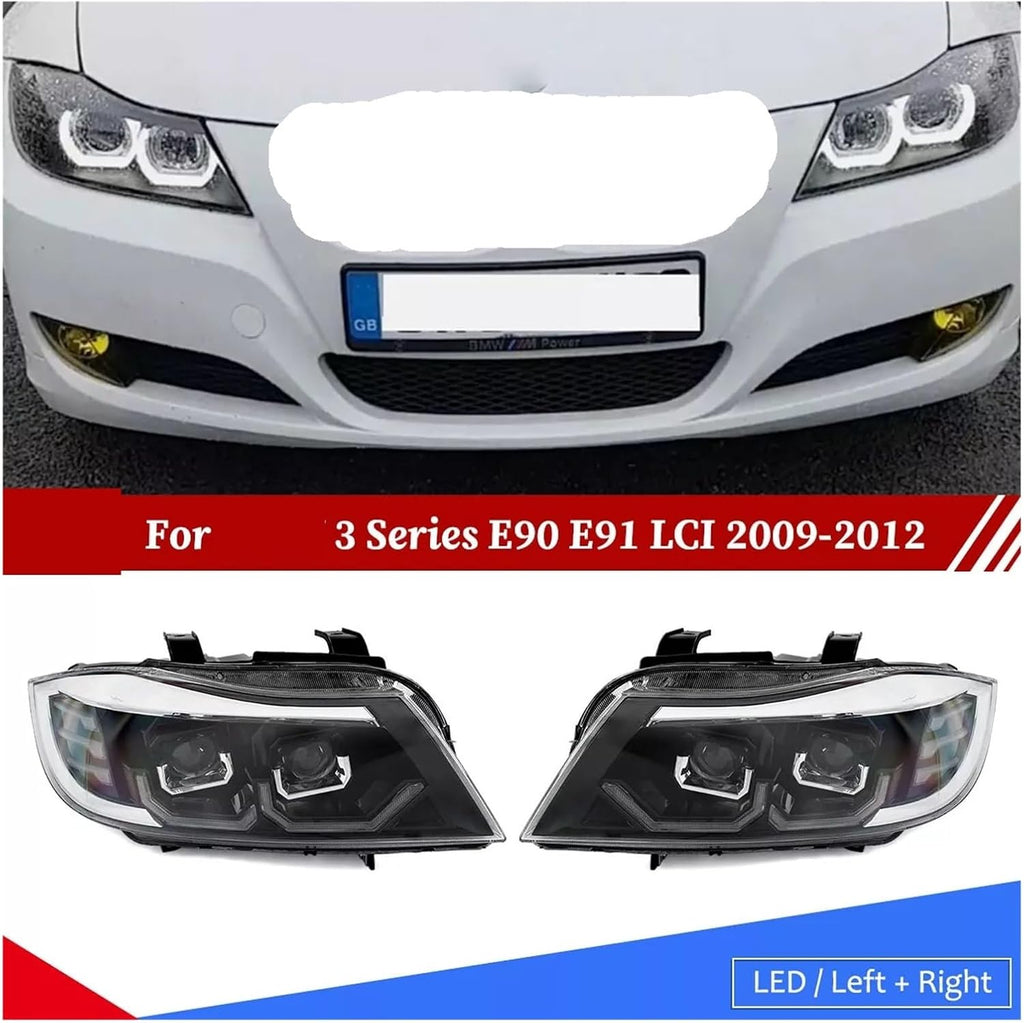 LED Headlight Compatible With BMW 3 Series E90 E91 2009-2012 Headlamp Assembly Head Lamps Assembly Left Right Car Lights Automotive Lamp