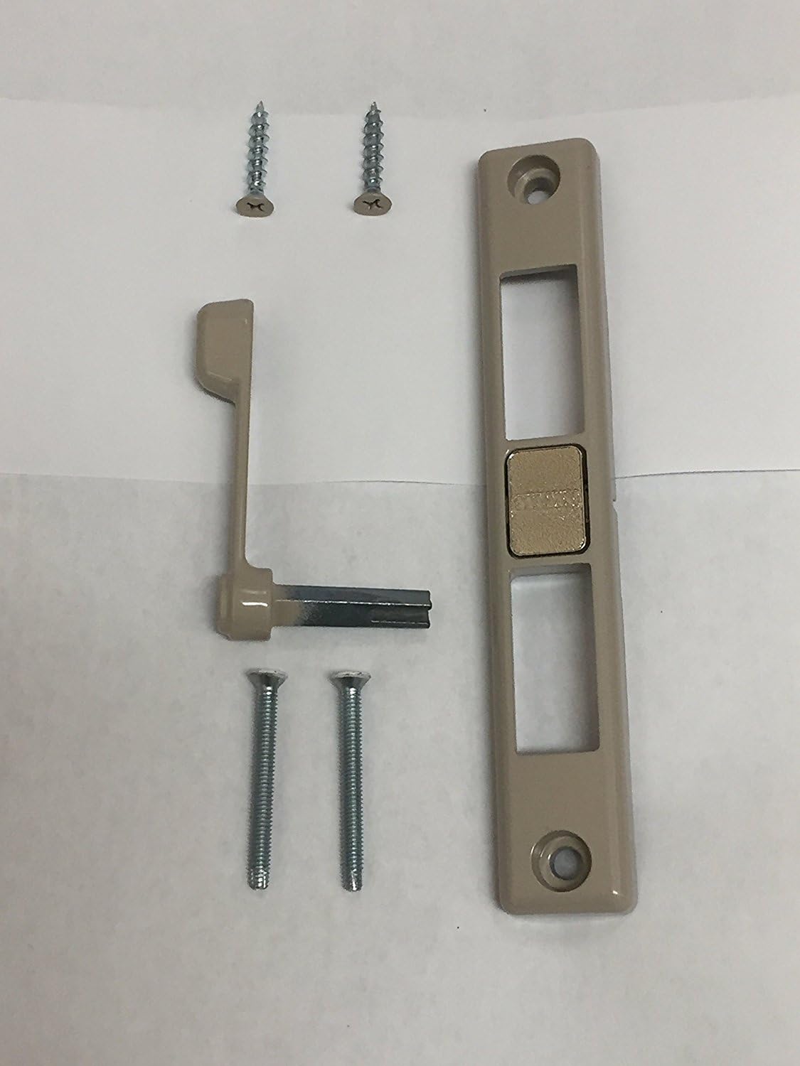 Milgard Sliding Patio Door Handle Set Tuscany/Classic Series Patio Door Tan | Works With Right And Left Handed Patio Doors, Screws Are Included