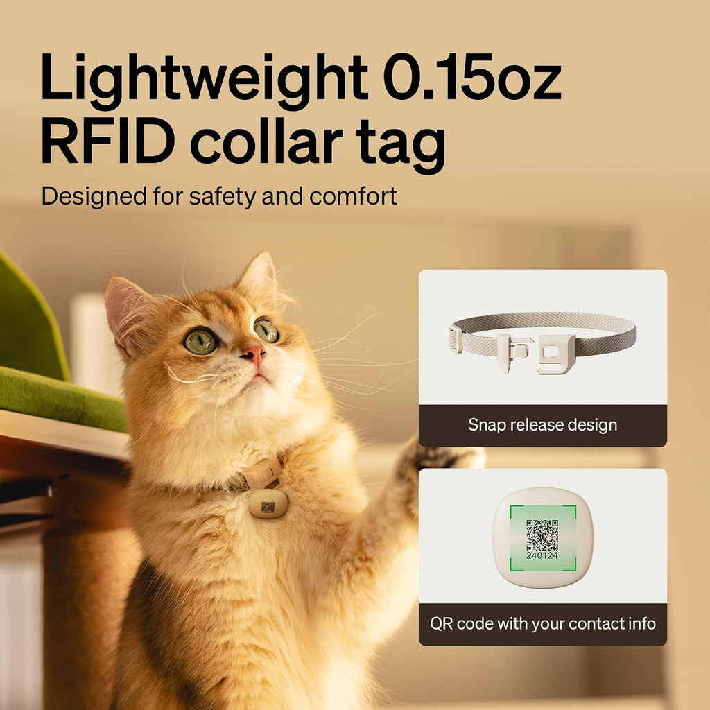 PETLIBRO RFID Multiple Cats Feeder 2 Packs, Tag Activated Exclusive Meals, 5G&2.4G Wi-Fi Auto Food Dispenser for Pets with Different Diets and Stop Food Stealing