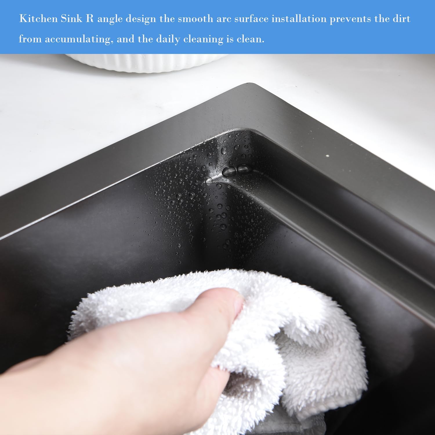 33 Inch Double Bowl Drop In Kitchen Sink Workstation Black - VOKIM 33 x 22 Inch Drop In sink Stainless Steel 16 Gauge 10 Inch Deep Double Bowl Sink