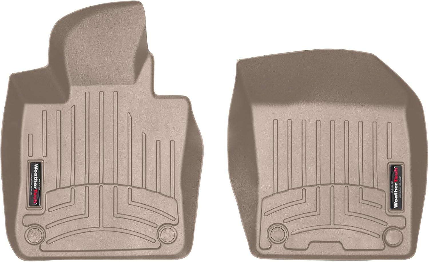 WeatherTech Custom Fit FloorLiners for Volvo V60 Recharge, V60, S60, V60 Cross Country - 1st Row (4515251), Tan