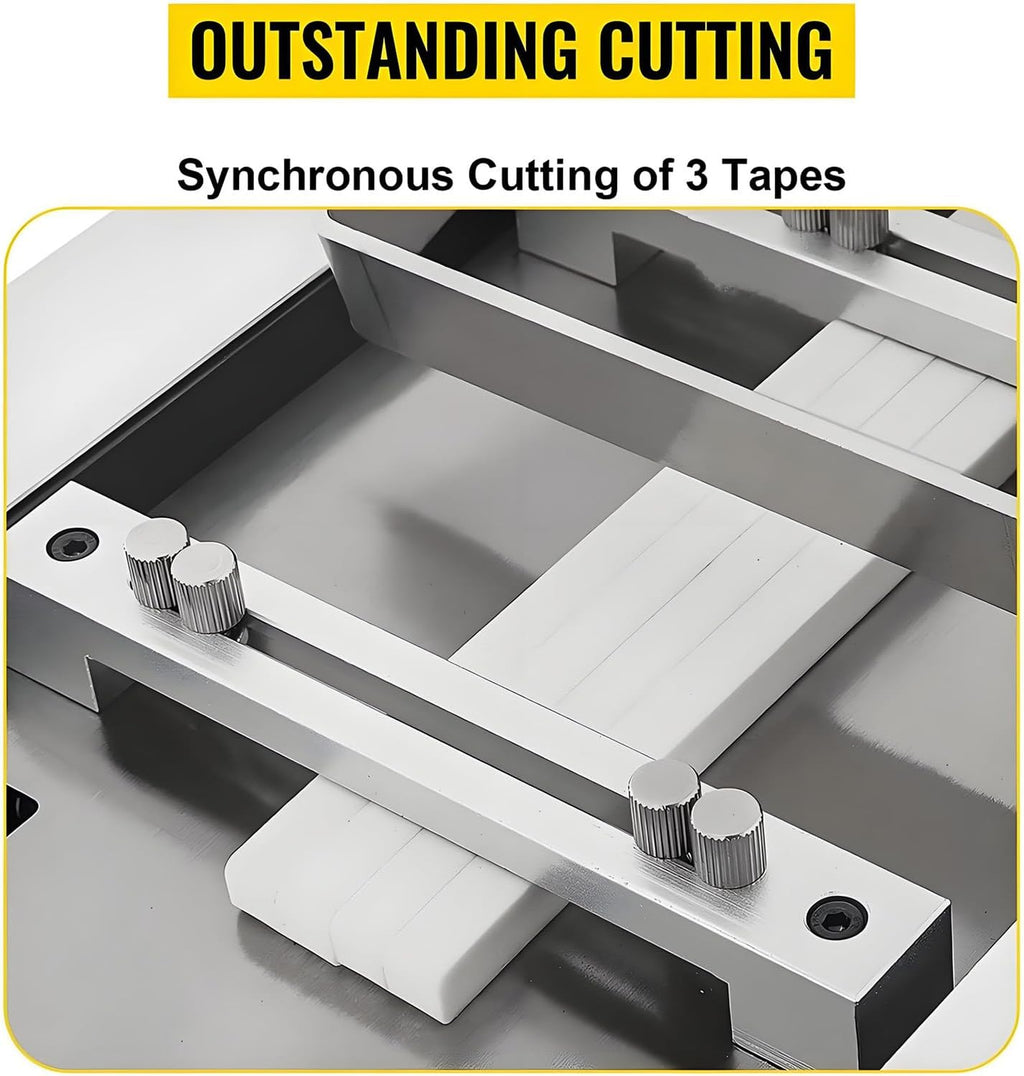 250W Fully Automatic Electric Heat-Shrink Tube Cutting Machine, Microcomputer Control, 15mm Blade Height, 0.1mm Cutting Accuracy, Ideal for Rubber/Plastic Tube, Efficient Cable Cutter