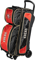 Strikeforce Bowling NFL Bowling Roller Bag with Ball, Shoe and Accessory Pockets