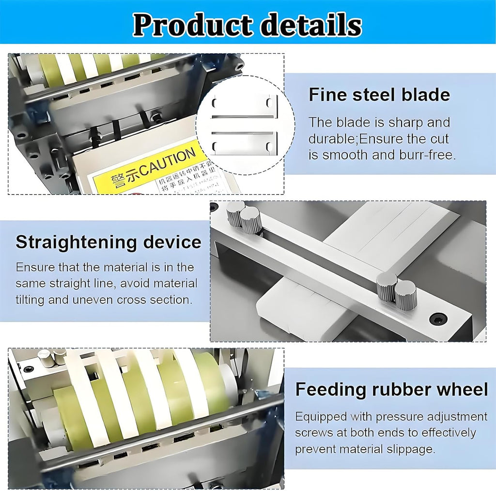 Digital Display Heat-Shrink Tube Cutting Machine, Electric Tube Cold Cutting Machine, Tube Cable Pipe Cutter Cutting Machine,for Sleeve, Rubber/Plastic Tube
